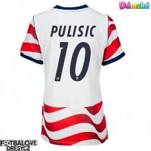 Spojené státy Christian Pulisic #10 Dámské Domácí Dres MS 2026 Krátký Rukáv